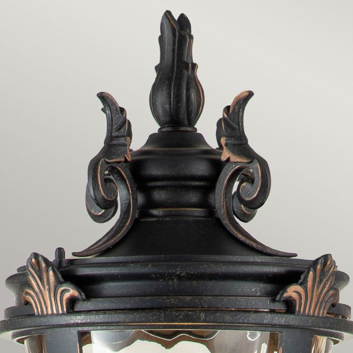 Baltimore Outdoor Medium Pillar Lantern Bronze - Comet Lighting