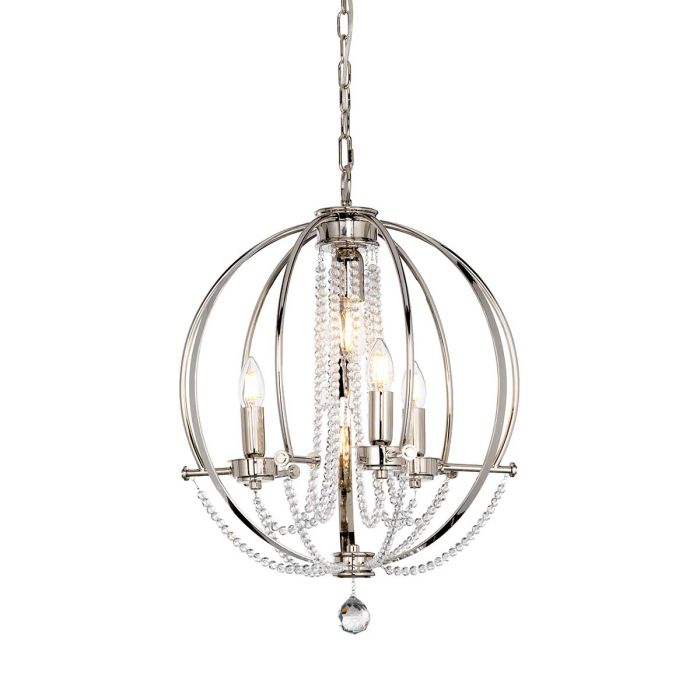 Cassie 4 Light Chandelier - Comet Lighting