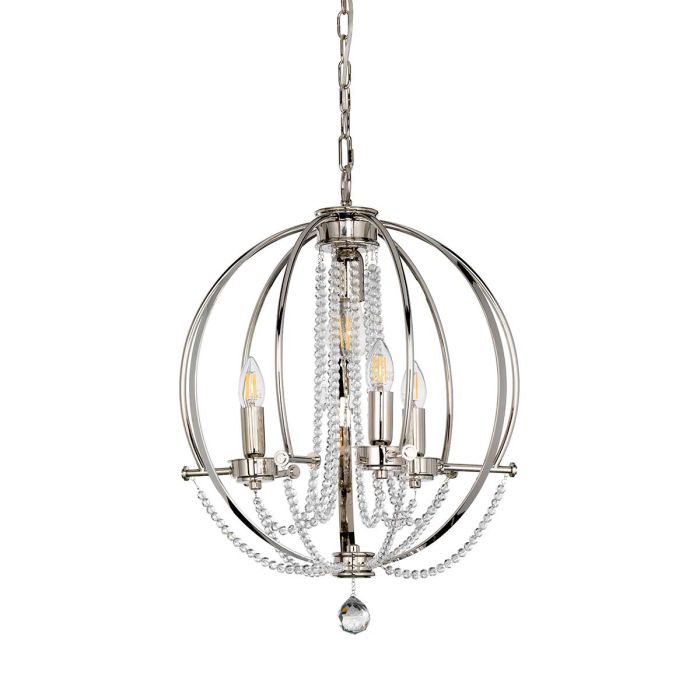 Cassie 4 Light Chandelier - Comet Lighting