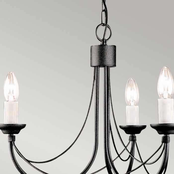 Carisbrooke 3 Light Chandelier - Comet Lighting