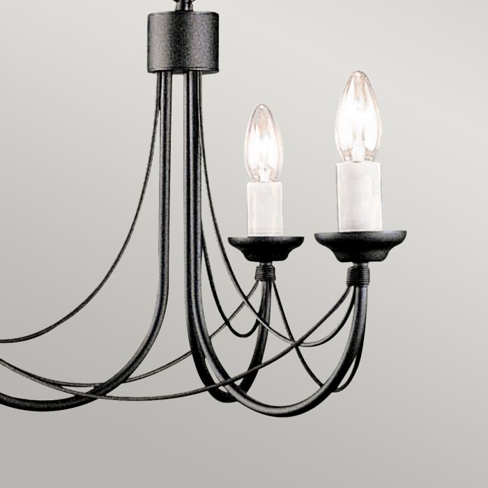 Carisbrooke 3 Light Chandelier - Comet Lighting