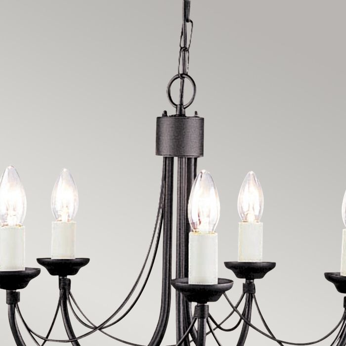Carisbrooke 5 Light Chandelier - Comet Lighting
