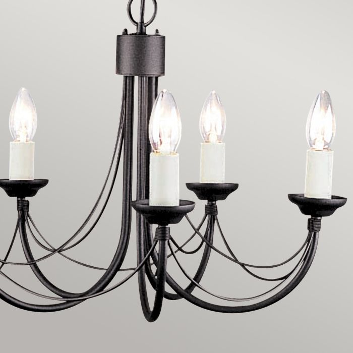 Carisbrooke 5 Light Chandelier - Comet Lighting