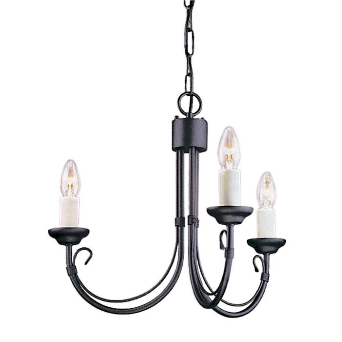 Chartwell 3 Light Chandelier - Comet Lighting