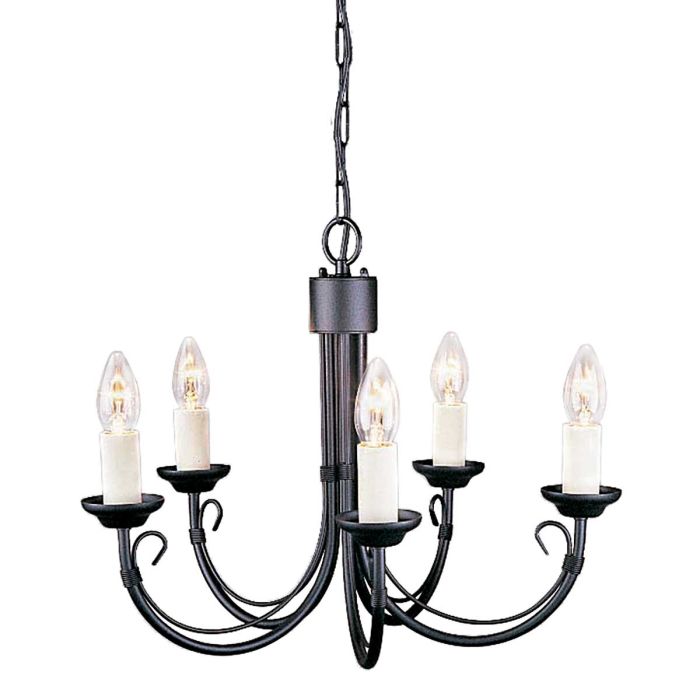 Chartwell 5 Light Chandelier - Comet Lighting