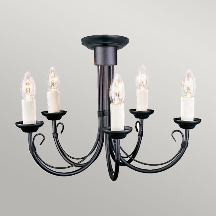 Chartwell 5 Light Chandelier - Comet Lighting