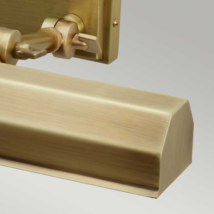 Chawton Medium Picture Light -  Aged Brass - Comet Lighting