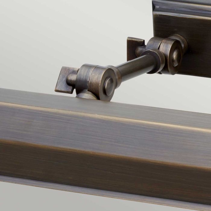 Chawton Medium Picture Light - Dark Bronze - Comet Lighting