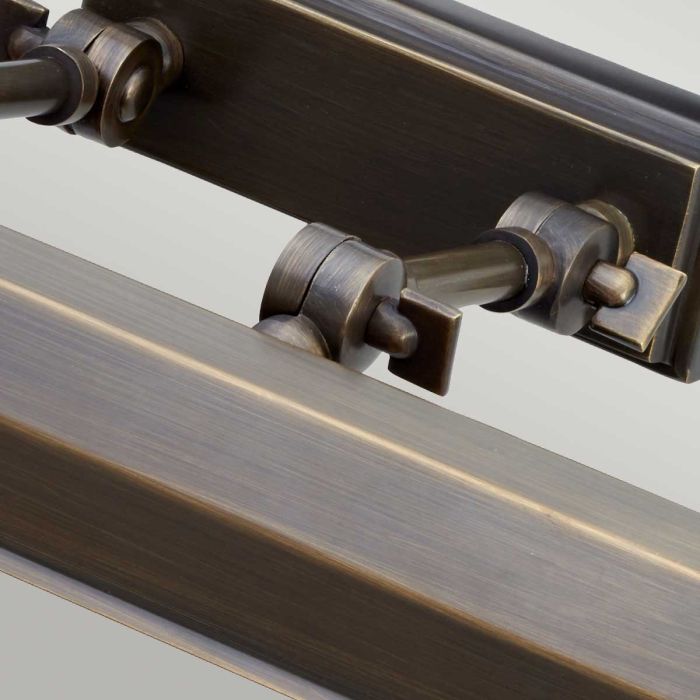 Chawton Medium Picture Light - Dark Bronze - Comet Lighting