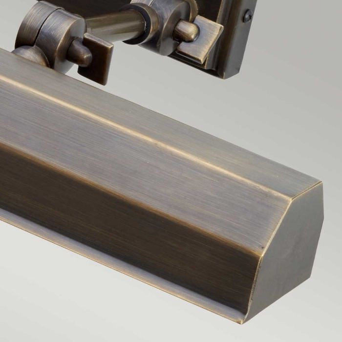 Chawton Medium Picture Light - Dark Bronze - Comet Lighting