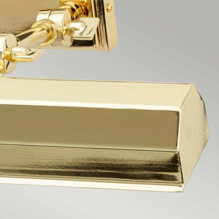Chawton Medium Picture Light - Polished Brass - Comet Lighting