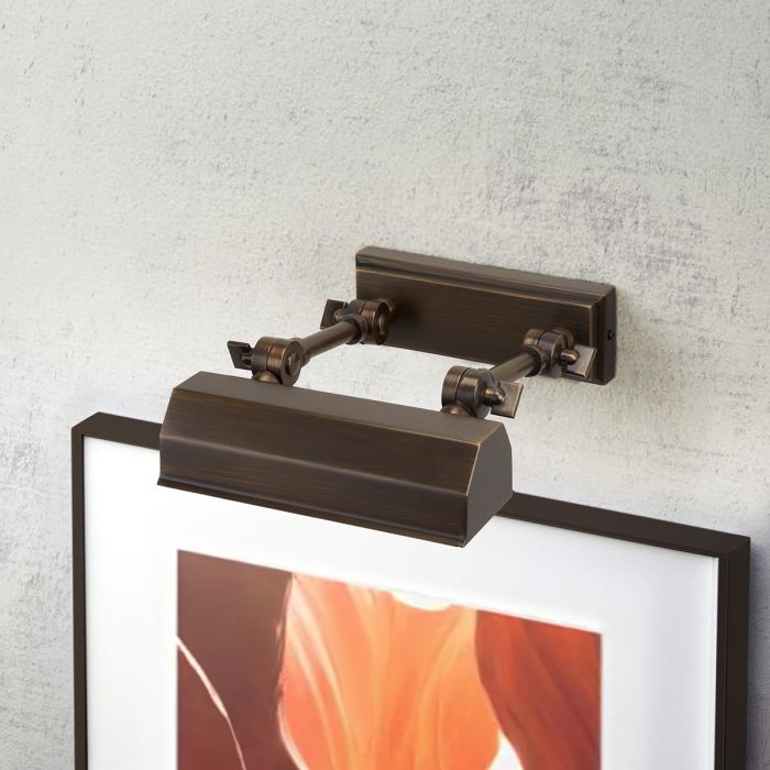 Chawton Small Picture Light - Dark Bronze - Comet Lighting