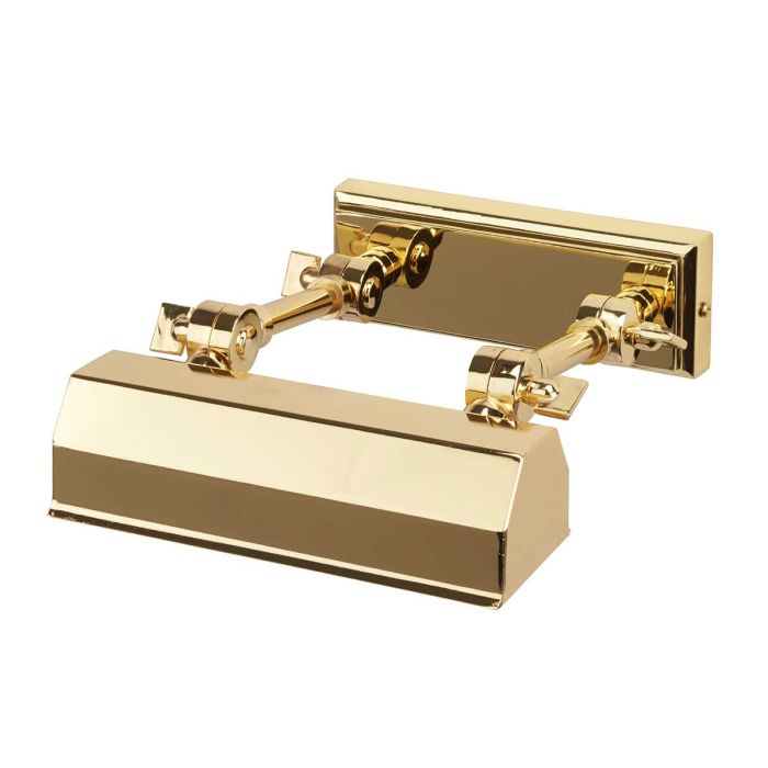 Chawton Small Picture Light - Polished Brass - Comet Lighting