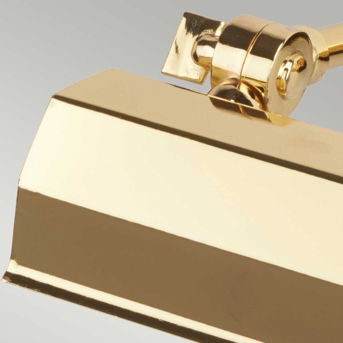 Chawton Small Picture Light - Polished Brass - Comet Lighting