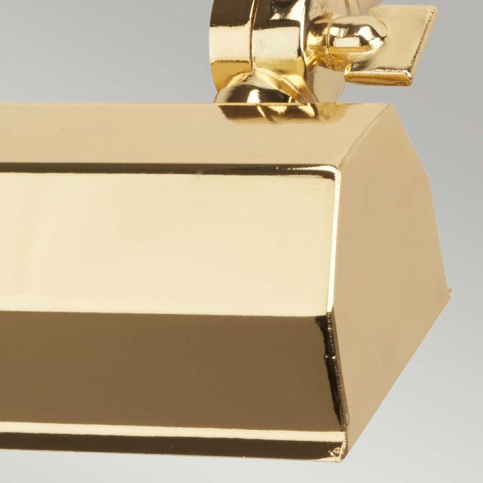 Chawton Small Picture Light - Polished Brass - Comet Lighting