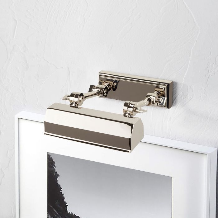 Chawton Small Picture Light - Polished Nickel - Comet Lighting