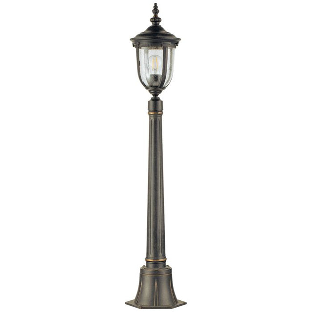 Cleveland 1 Light Small Pillar Lantern - Comet Lighting