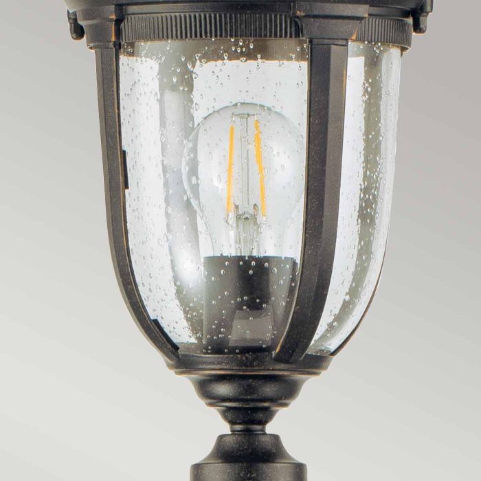 Cleveland 1 Light Small Pillar Lantern - Comet Lighting