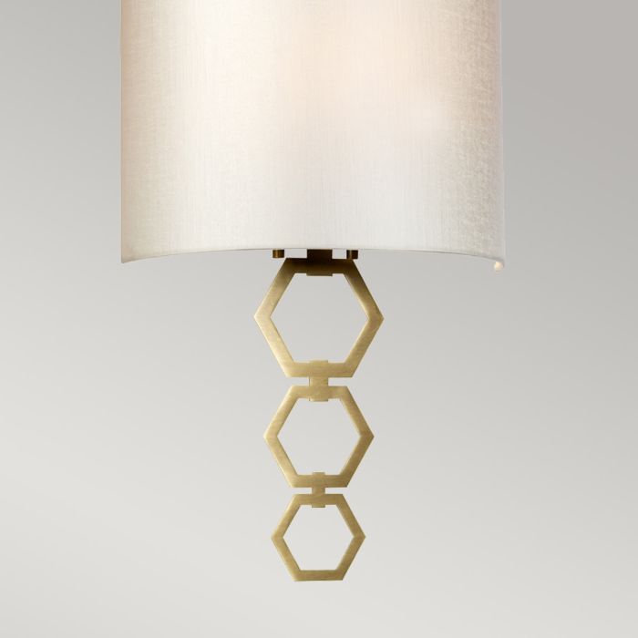 Clark Medium 1 Light Wall Light - Aged Brass - Comet Lighting