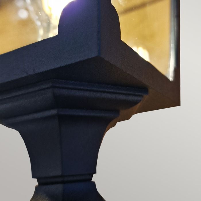 Chapel Outdoor Lamp Post Black - Comet Lighting