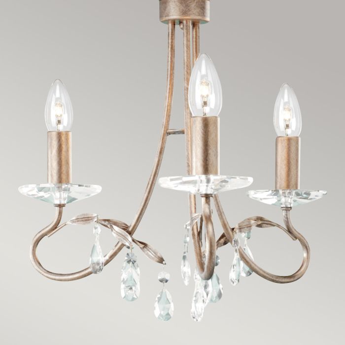 Christina 3 Light Chandelier - Comet Lighting