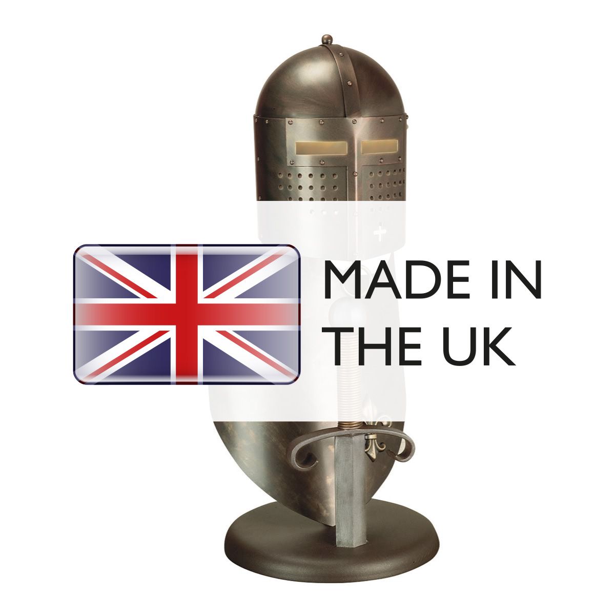 Crusader 1 Light Table Lamp - Comet Lighting