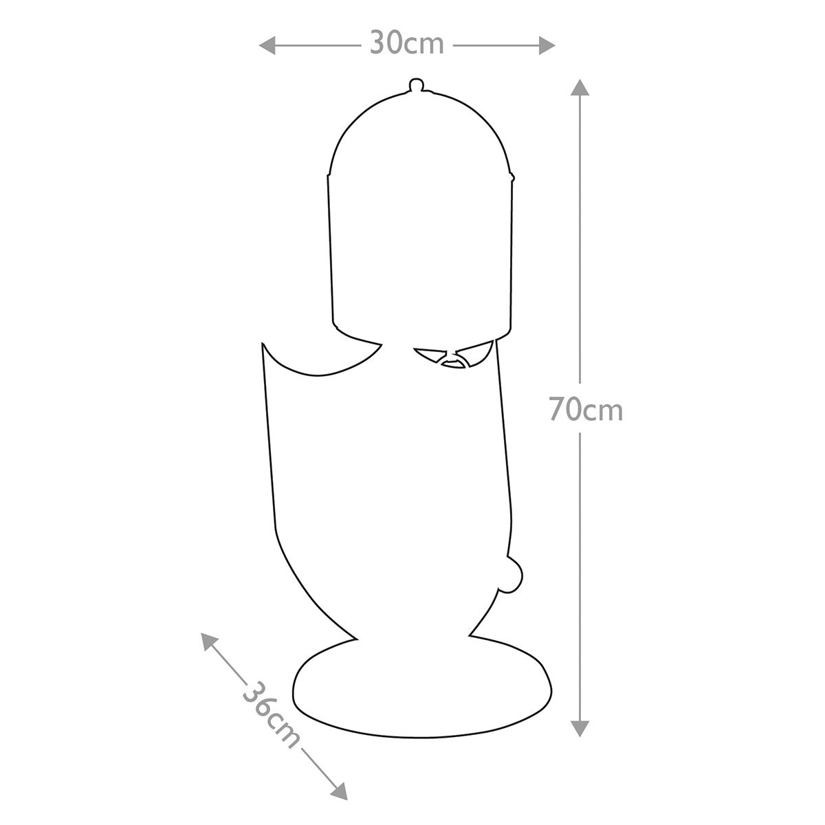 Crusader 1 Light Table Lamp - Comet Lighting