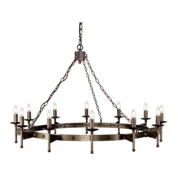 Cromwell 12 Light Chandelier - Comet Lighting