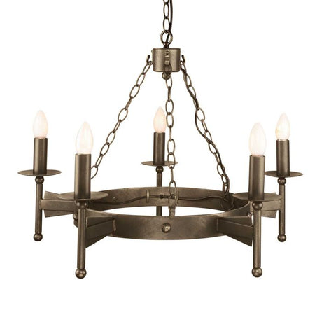 Cromwell 5 Light Chandelier - Comet Lighting