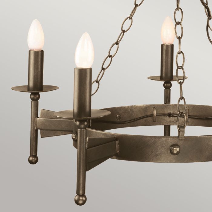 Cromwell 5 Light Chandelier - Comet Lighting