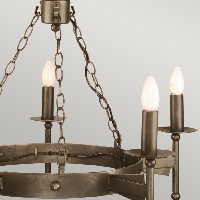 Cromwell 5 Light Chandelier - Comet Lighting