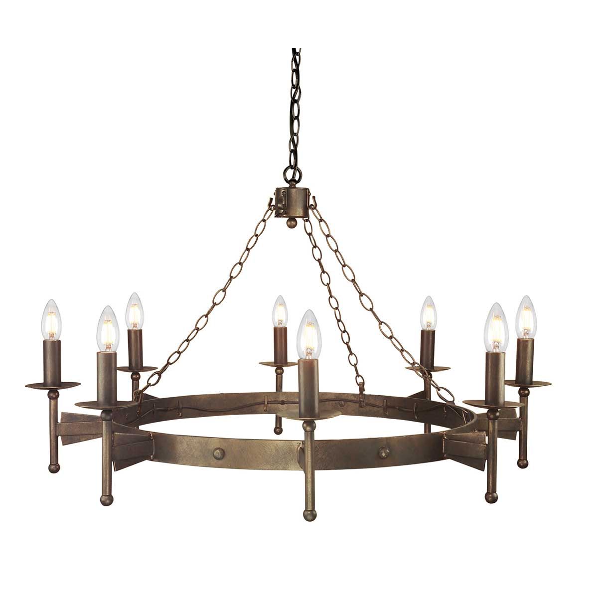 Cromwell 8 Light Chandelier - Comet Lighting
