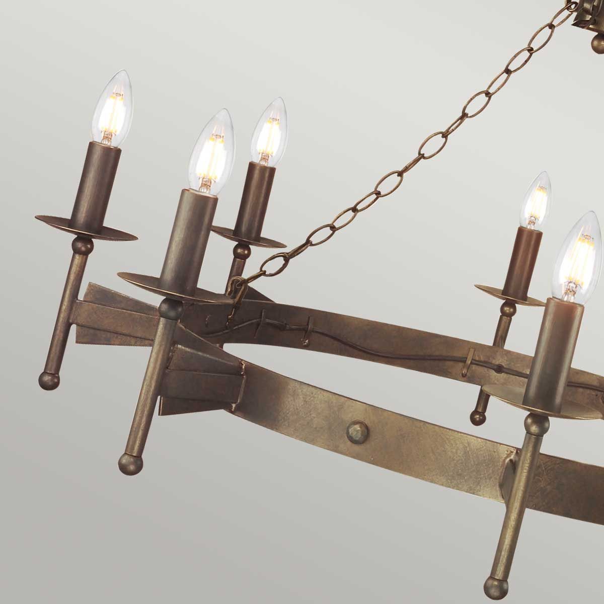 Cromwell 8 Light Chandelier - Comet Lighting