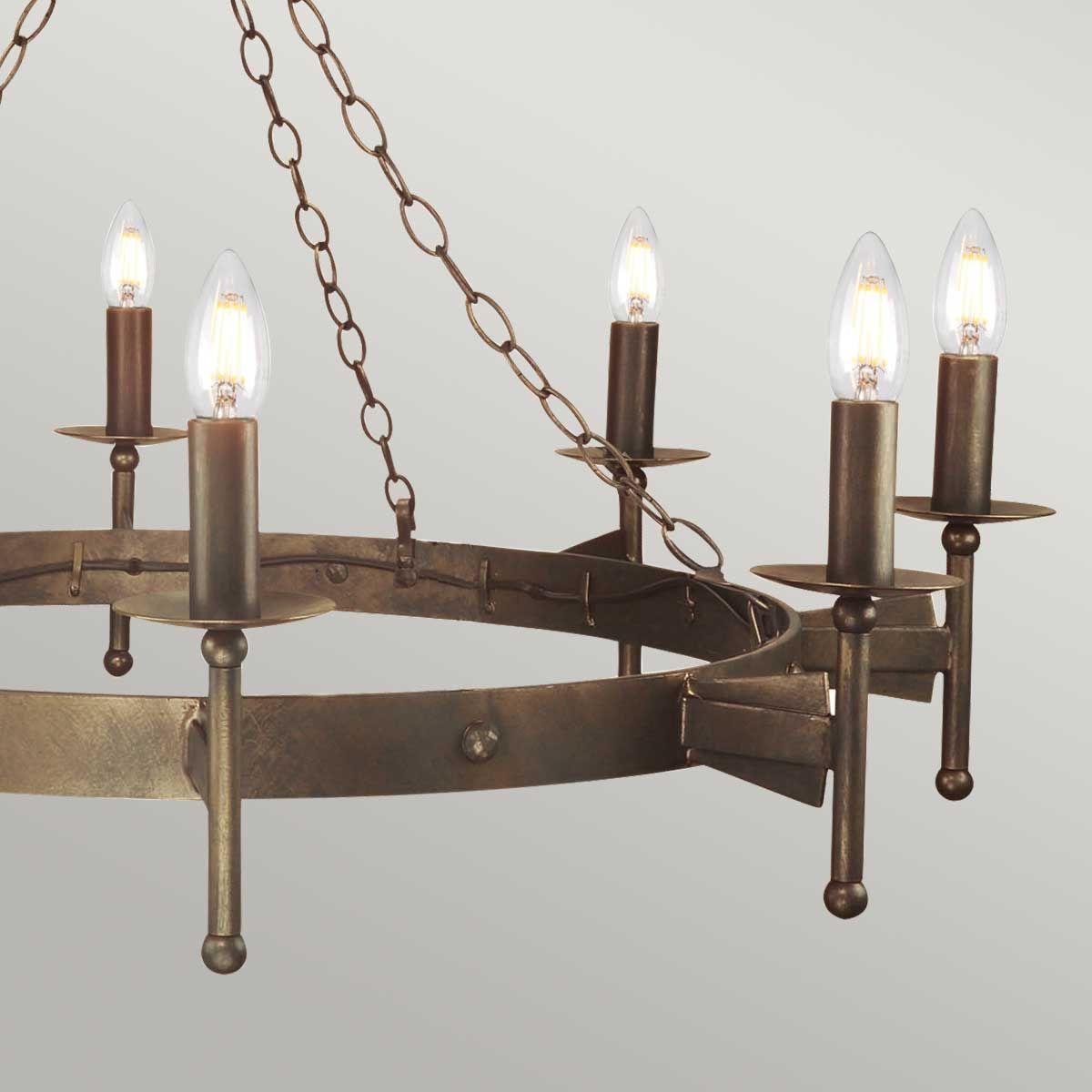 Cromwell 8 Light Chandelier - Comet Lighting