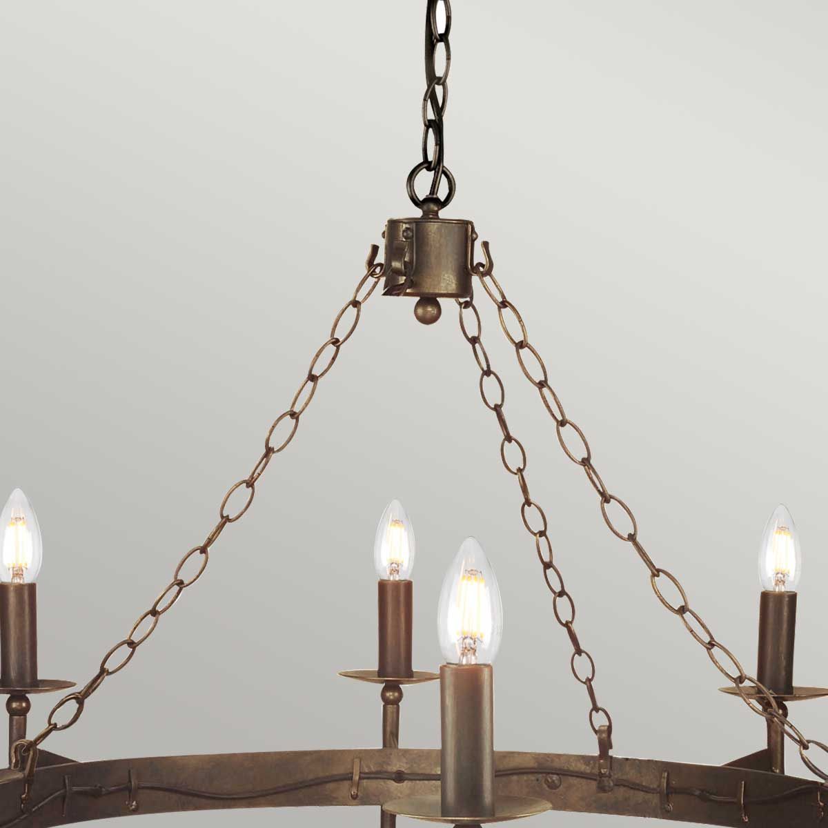 Cromwell 8 Light Chandelier - Comet Lighting