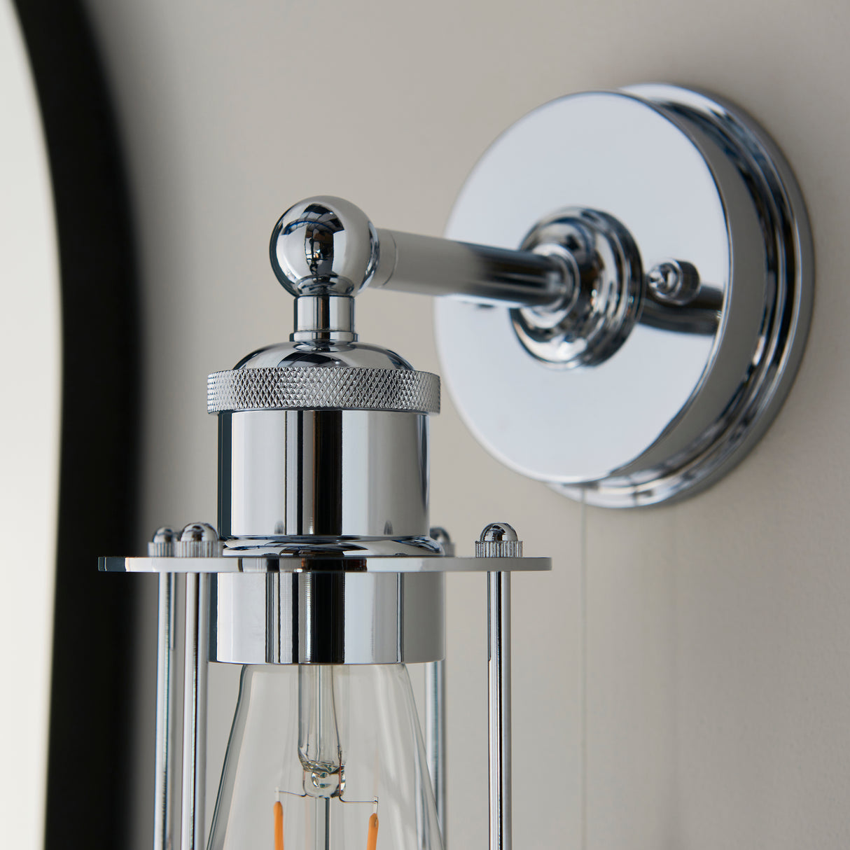 Tennsift Wall Light Chrome - Comet Lighting