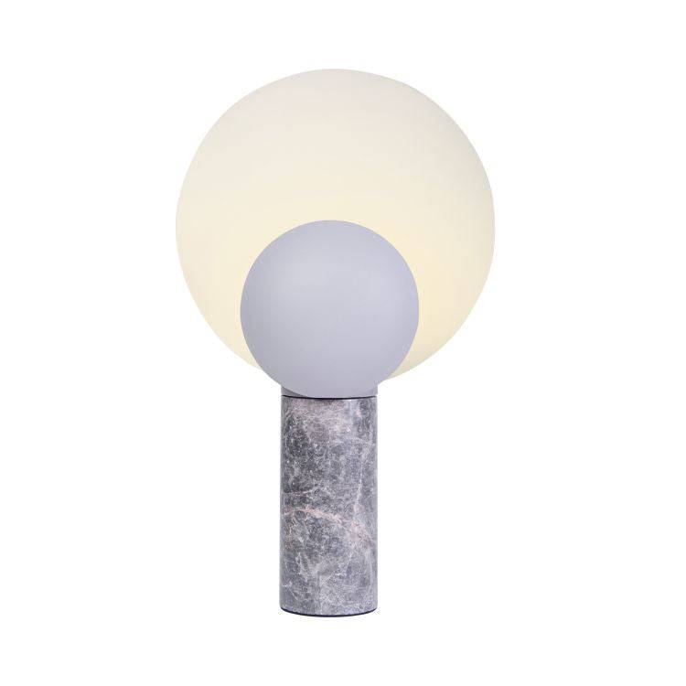 DftP Caché Table lamp Matt grey - Comet Lighting