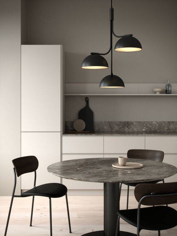 DftP Tullio Pendant Black - Comet Lighting
