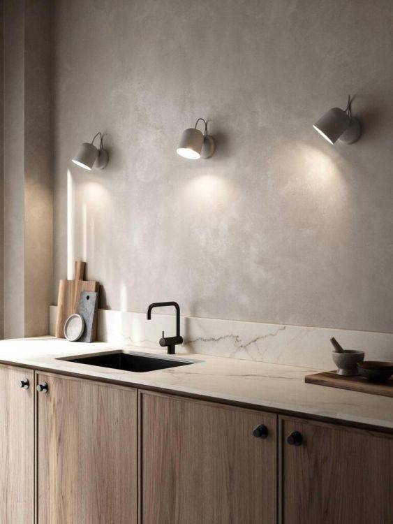 Nordlux Angle Wall Light Grey - Comet Lighting