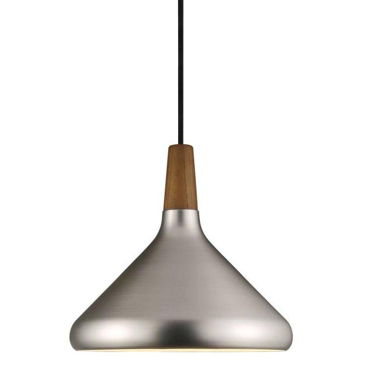 Nordlux Nori 27 Pendant Ceiling Light Brushed Steel - Comet Lighting