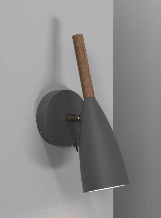 Nordlux Pure Wall Light Grey - Comet Lighting