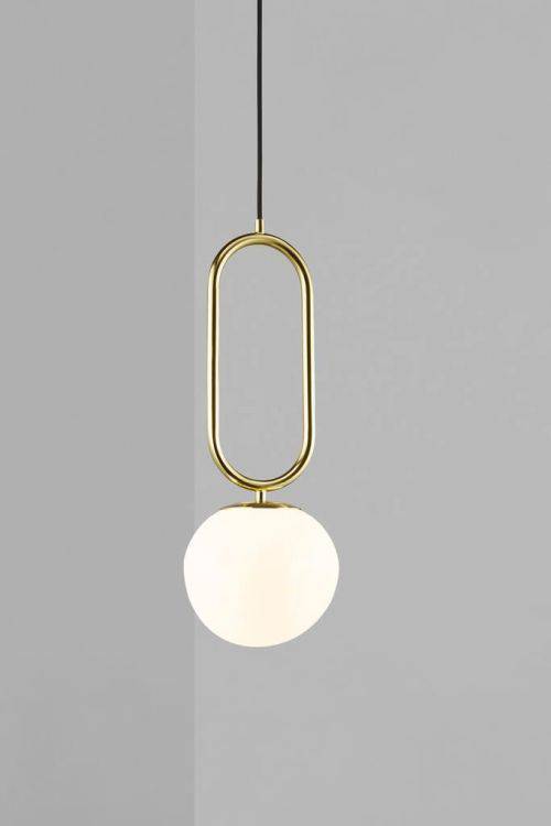 Nordlux Shapes 27 Pendant Ceiling Light Brass - Comet Lighting