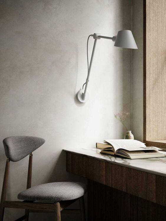 Nordlux Stay Long Wall Light Grey - Comet Lighting
