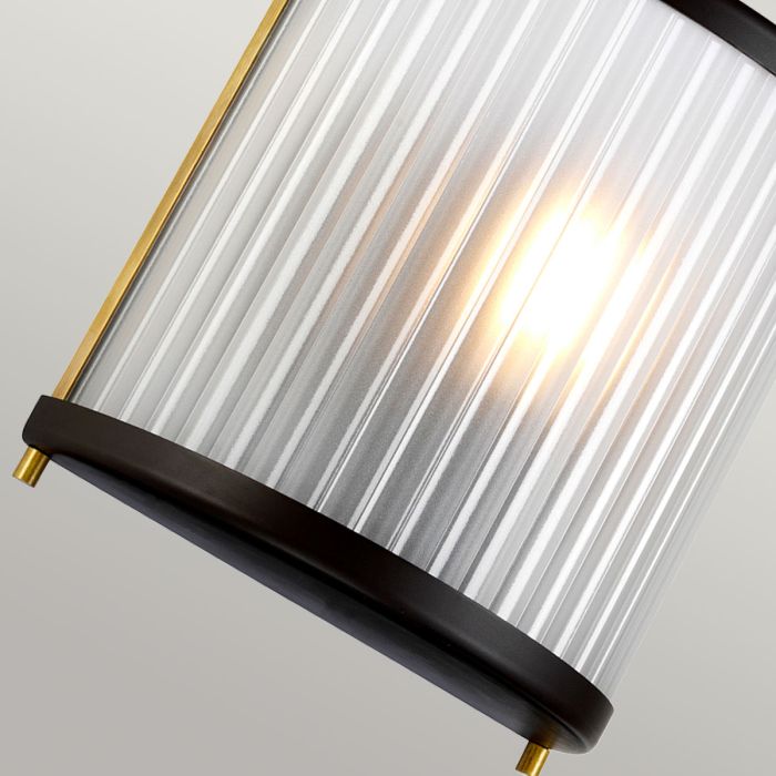 Corona 1 Light Wall Light - Museum Bronze - Comet Lighting