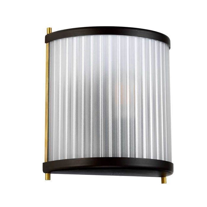 Corona 1 Light Wall Light - Museum Bronze - Comet Lighting
