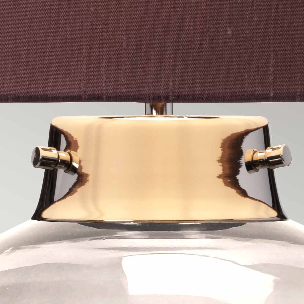 Kara Table Lamp - Smoke - Comet Lighting