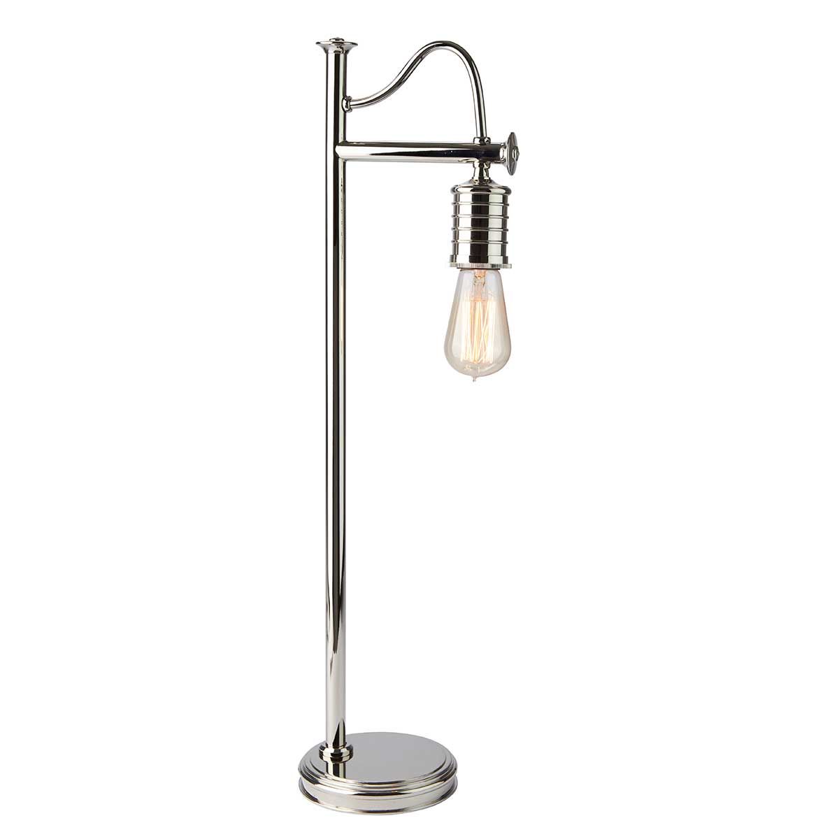 Douille 1 Light Table Lamp - Polished Nickel - Comet Lighting