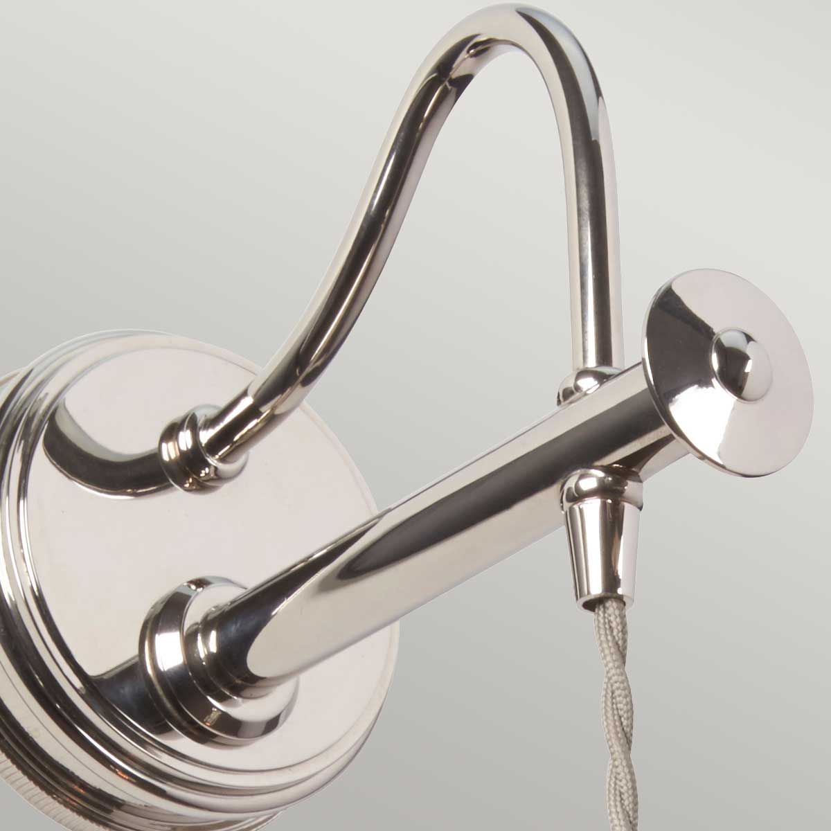 Douille 1 Light Wall Light - Polished Nickel - Comet Lighting