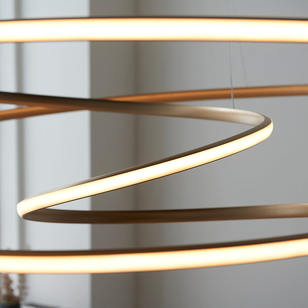 Erne XL LED Pendant Ceiling Light Gold
