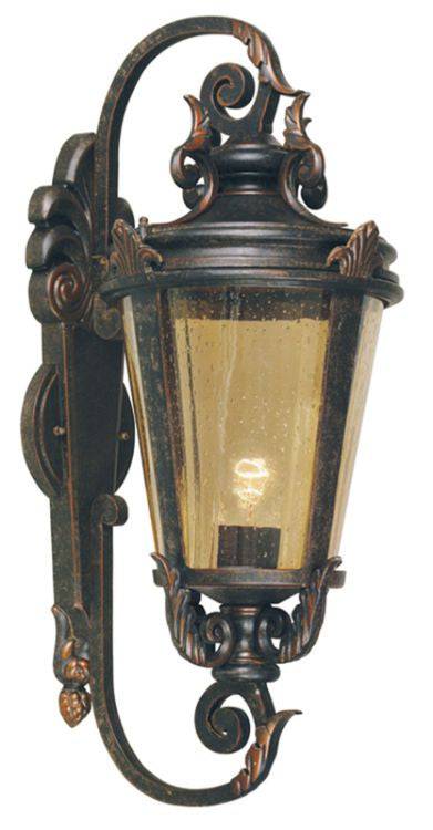 Baltimore Outdoor Wall Lantern Large Bronze - Comet Lighting
